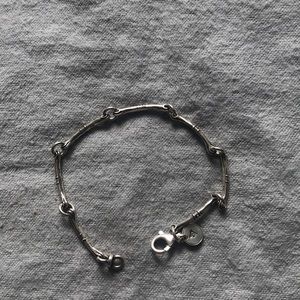Silpada oxidized sterling silver twist bracelet